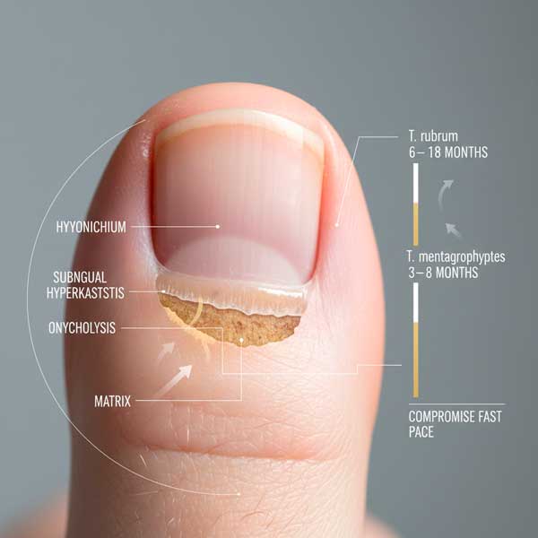 Дистальный и дистально-латеральный онихомикоз