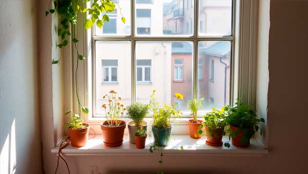 Аптека на подоконнике: Целебные травы, которые легко вырастить дома